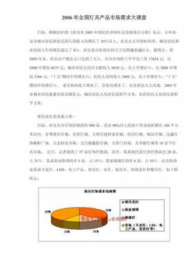 灯具市场调查-第3张图片-马瑞范文网