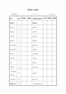 预算会计资产负债表模板-预算资产报表模板-第3张图片-马瑞范文网