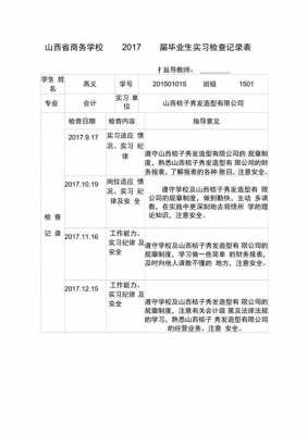 关于实习检查模板的信息-第1张图片-马瑞范文网